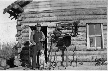 John Alexander at his cabin